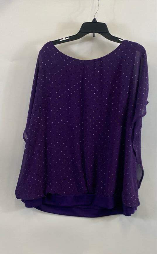 Torrid Purple Blouse - Size 4 image number 2