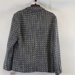 Nanette Lepore Women Black Tweed Coat Sz16 NWT alternative image