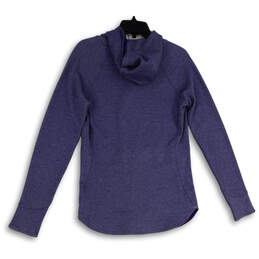 NWT Womens Blue Long Sleeve Full-Zip Hooded Jacket Size Medium alternative image