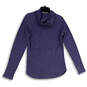 NWT Womens Blue Long Sleeve Full-Zip Hooded Jacket Size Medium image number 2