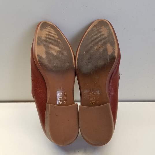 Madewell H2419 The Frances Brown Leather Loafers Flats Shoes Women's Size 8.5 M image number 5