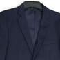 NWT Mens Navy Blue Long Sleeve Single Breasted Two Button Blazer Size 38 image number 3