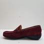 Mephisto Cool Air Maroon Suede Loafers Shoes Women's Size 8.5 B image number 2