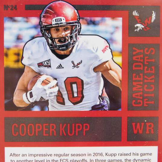 2017 Cooper Kupp Panini Contenders Rookie Los Angeles Rams image number 3