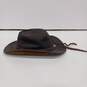 Brown Leather Cowboy Hat Size S image number 2