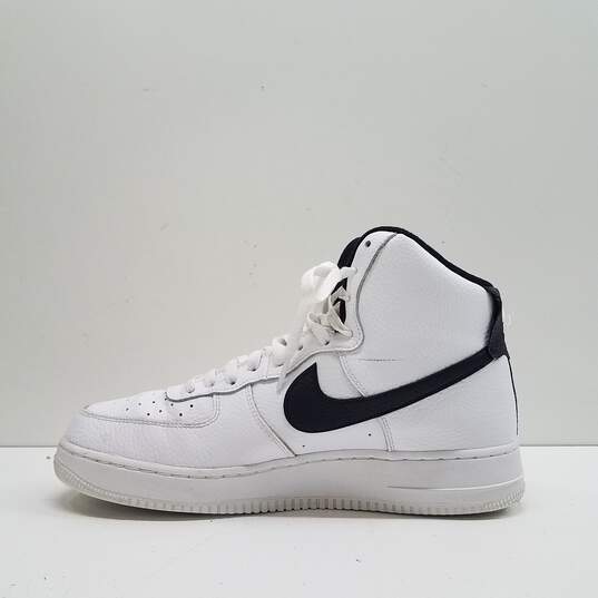 Nike Air Force 1 High CT2303-100 White Black Sneakers Men's Size 11 image number 2