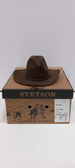 Stetson Crushable Seminole Men's 23 Mink Cowboy Hat Size Large w/Box