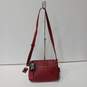 Great American Leatherworks Women's Red Leather Crossbody Bag NWT image number 2