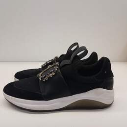 Karl Lagerfeld Charlee Slip On Crystal Sneakers Black 7.5