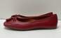 Coach Leather Beni Ballet Flats Red 9 image number 1