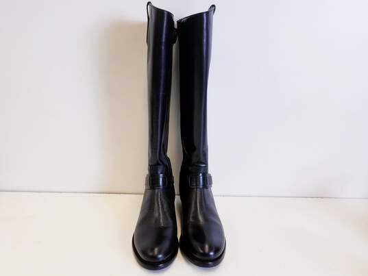 Buy the Tory Burch Derby Riding Women Boots Black Size 8 | GoodwillFinds
