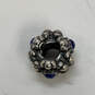 Designer Pandora 925 ALE Sterling Silver Birthday Bloom Sapphire Bead Charm image number 4