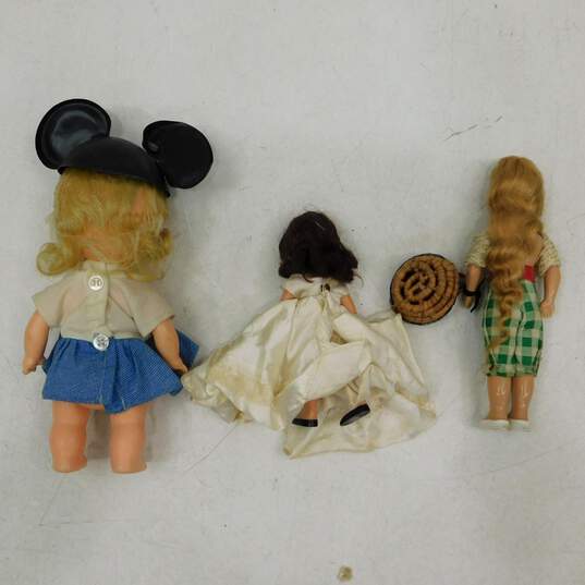 Vntg Dolls Lot Various Sizes & Brands Ideal Shirley Temple Horsman & Unmarked image number 15