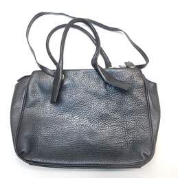 IACUCCI Black Leather Tote Bag