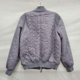 Prana's WM's Diva Vapor Grey Quilted & Fleece Lining Varsity Jacket Size M alternative image