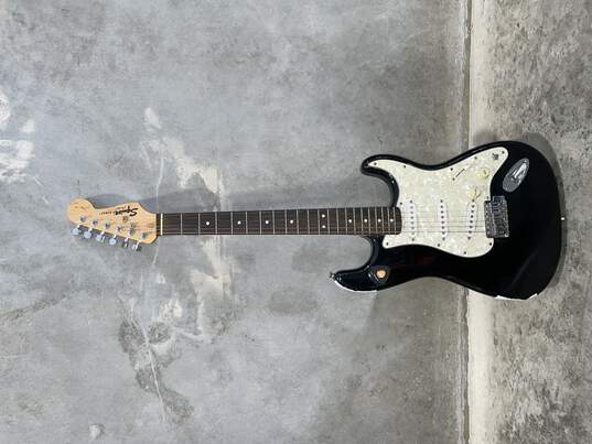 Black Ivory Stratocaster Volume & Tone Controller 6 Strings Electric Guitar image number 1