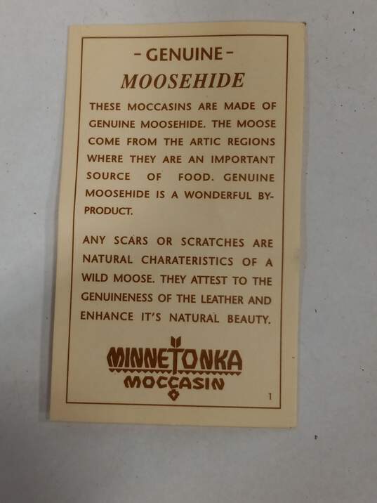 Minnetonka Moosehide Moccasins Size 9 image number 7