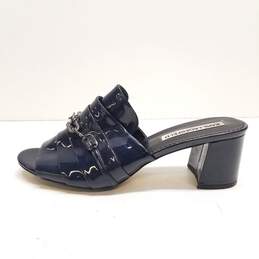 Karl Lagerfeld Paris Haley Blue Patent Leather Mule Women's Size 9M alternative image