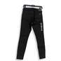 Womens Black Dark Wash Denim Stretch Pockets Skinny Jeans Size 27X30 image number 2