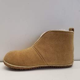 Minnetonka Tucson Tan Suede Shearling Ankle Boots Shoes Women's Size 7 M alternative image