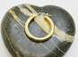 14K Gold Chunky Tube Hoop Single Earring 1.2g image number 1