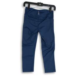 Under Armour Womens Blue Heat Gear Pull-On Capri Leggings Size Small alternative image