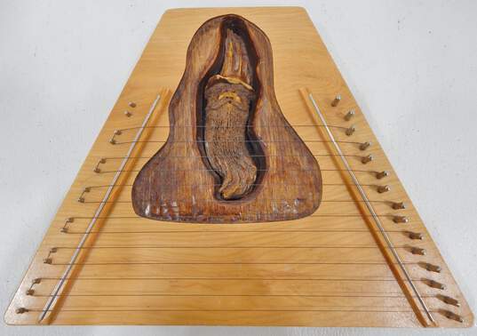 Ah-Weh Hut Crafts, Inc. Brand 8-String Zither w/ Mountain Man Design image number 1