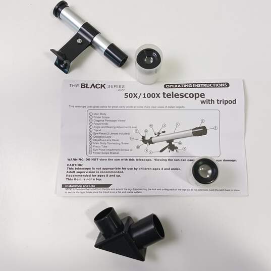 The Black Series 50x/100x Telescope W/Tridpod IOB image number 2