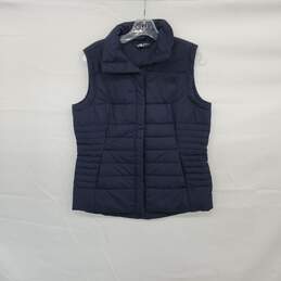 The North Face Navy Blue Snap Button Vest WM Size M
