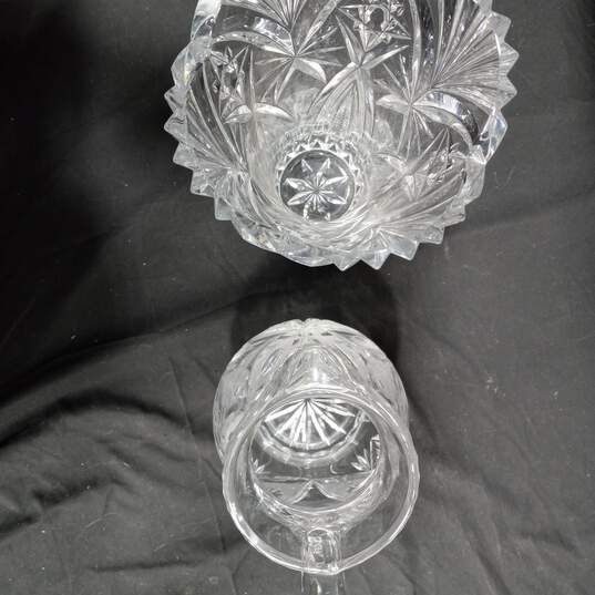 Crystal Glass Vase & Pitcher Bundle image number 4