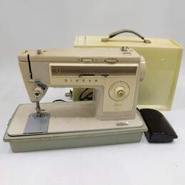 Singer 513 Stylist Electric Sewing Machine With Pedal & Case