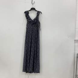 NWT Premier Amour Womens Navy Blue White Back Zip Fit & Flare Dress Size 14 alternative image