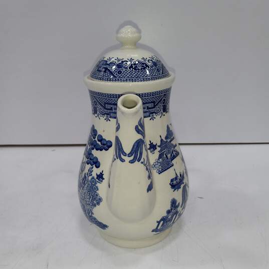 White & Blue Churchill Pitcher image number 6