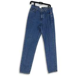 NWT Calvin Klein Womens Blue Denim Medium Wash Straight Leg Jeans Size 10