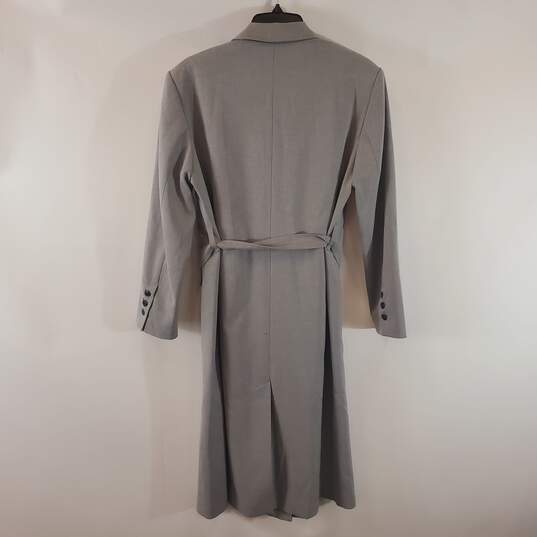 Simple Retro Women Gray Trench Coat S NWT image number 2