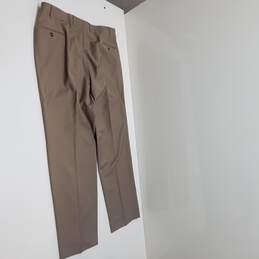 Mn Bullock & Jones Beige Dress Pants W/Flex Tech Sz 40R 32x40 alternative image