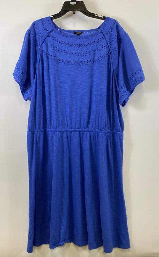 Talbots Blue Casual Dress - Size XXXL image number 1