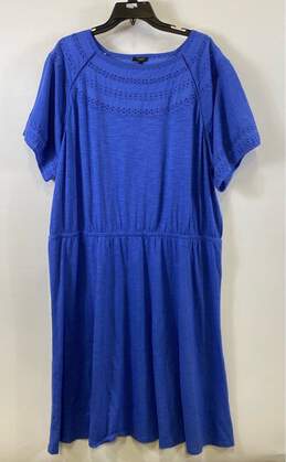 Talbots Blue Casual Dress - Size XXXL