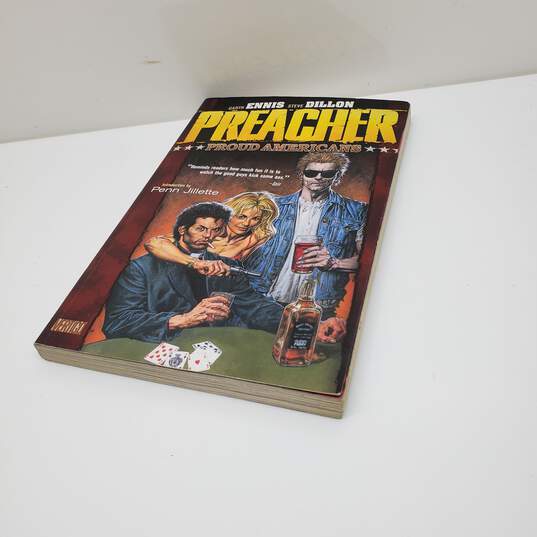 VTG. Vertigo DC Comics Preacher Vol. 3 Proud Americans Graphic Novel Comic Book *Used image number 1