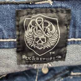 Rock & Republic Women Blue Skinny Jeans Sz 26 NWT