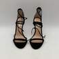 Teddy Blake Womens Black Emma Suede High Heels Ankle Strap Sandals 37 w/ Dustbag image number 4