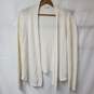 Eileen Fisher Linen White Cardigan Open Front Sweater Women's XS image number 1