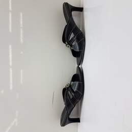 Cole Haan Brooke Women's Size 6.5 Slide Sandal Heels Black Calf D16921