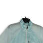 NWT Womens Blue Long Sleeve Mock Neck Full-Zip Windbreaker Jacket Size M image number 3