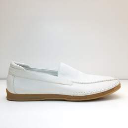 Stacy Adams White Leather Moccasin Men's Size 9.5