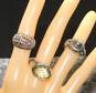 Sterling Silver Ring Set Sizes (6.5, 4.5, 9) - 25.50g image number 1