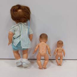 3PC Betsy Wetsy Assorted Sized Play Dolls alternative image