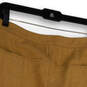 Womens Tan Flat Front Elastic Waist Pockets Pull-On Mini Skirt Size 2 image number 3