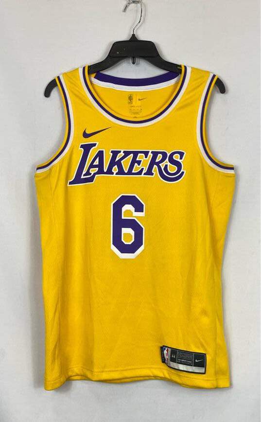 Nike Yellow Basketball Jersey - Size Medium image number 1