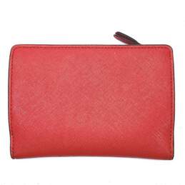 Michael Kors Jet Set Saffiano Leather Zip Wallet Red alternative image